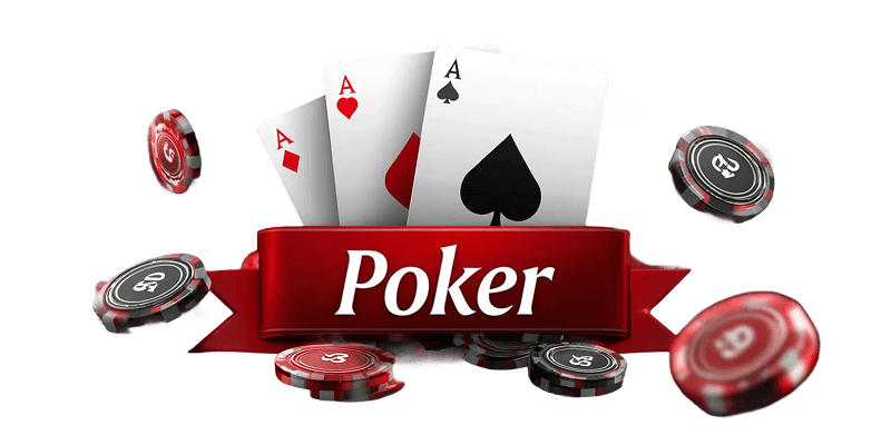Poker playing cards and chips